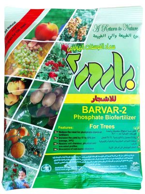 کود زیستی فسفاته بارور-2 جامد ویژه درختان تولید شرکت زیست فناور سبز